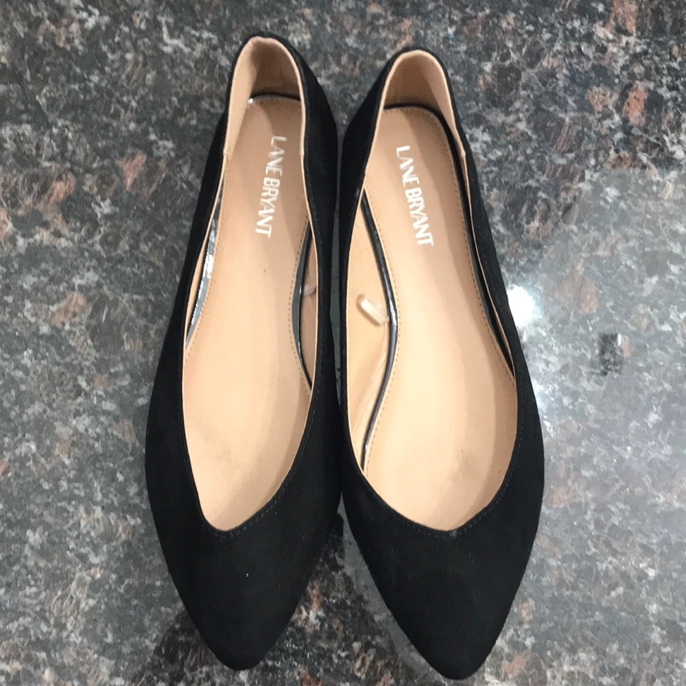 Black Velvet 10 Wide Flats